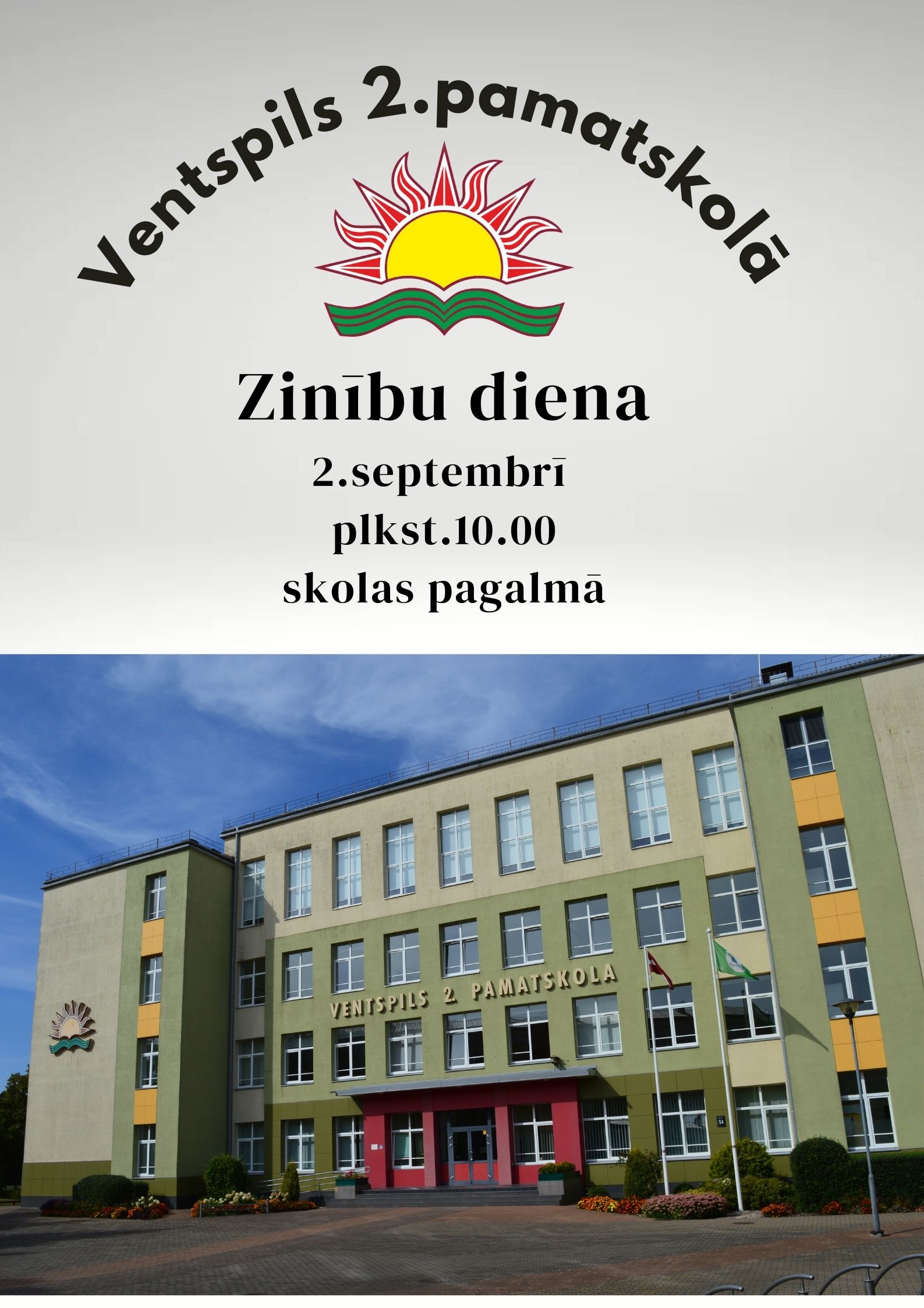 Aicinājums uz Zinību dienu.